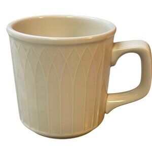Vintage "Gothic" Homer Laughlin China Restaurant Ware Ivory Coffee Mug Cup 8oz